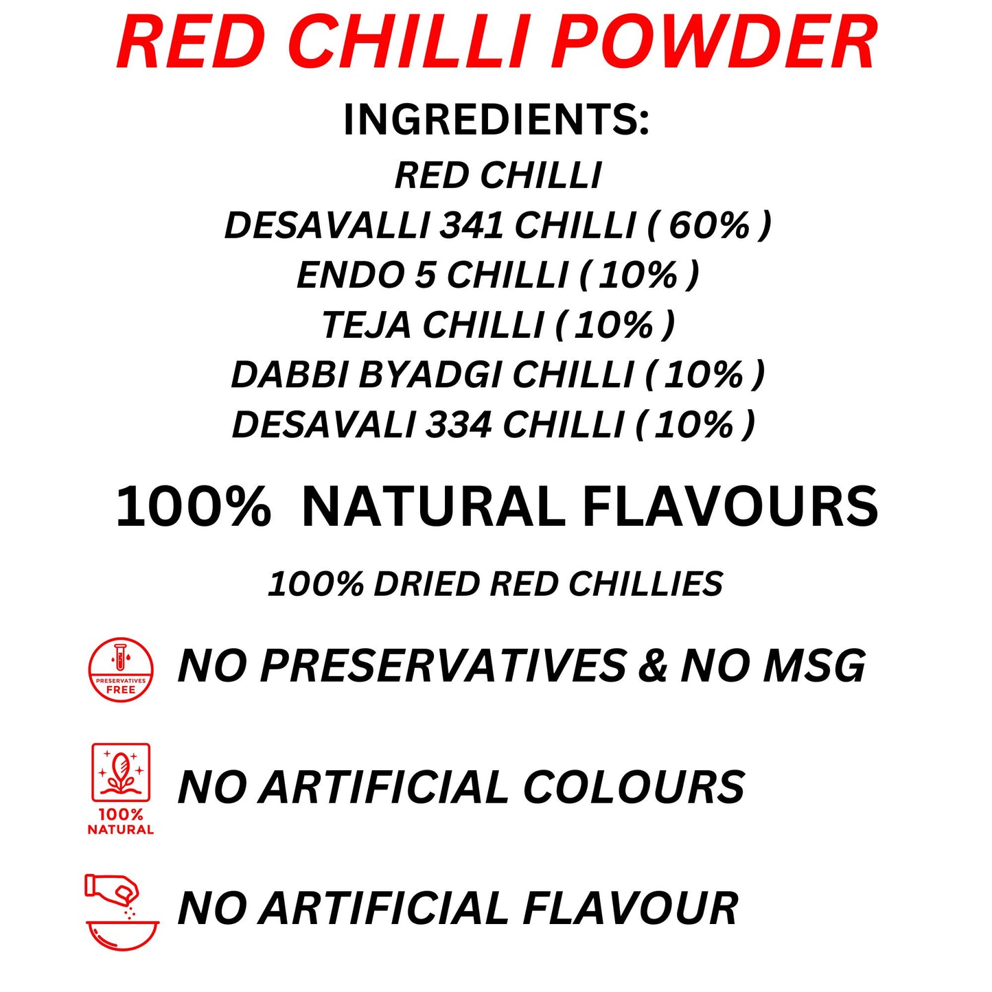 RED CHILLI POWDER 200Grm